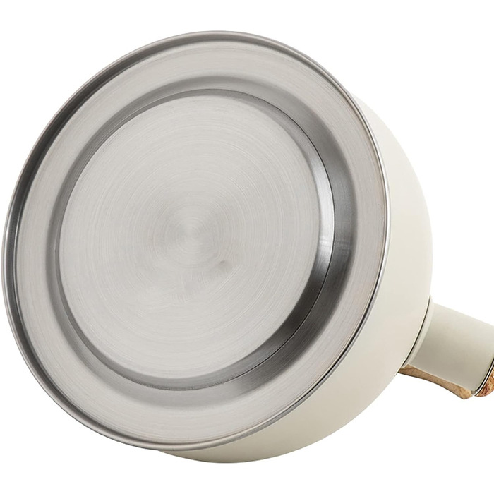 Чайник-заварник з металофоном та ергономічною ручкою, нержавіюча сталь, для всіх плит (газових, індукційних, дров'яних), колір бежевий