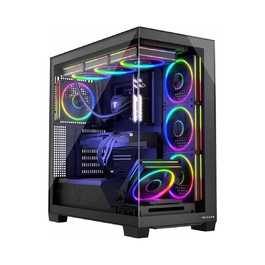 Корпус для комп'ютера Modecom Volcano Stellar ARGB Midi 8F Black