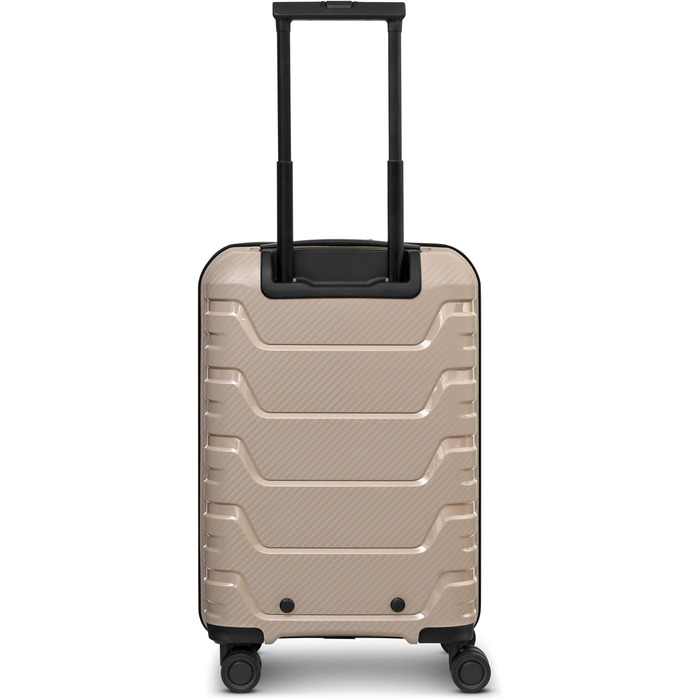 Чемодан SMARTBOX Hartschalen Check-in з жорстким корпусом | Великий XL Trolley 52 x 33 x 76 см, розширюється до 111-120 літрів | з високоякісного поліпропілену | 4 подвійні колеса & TSA-замок | легкий 4,2 кг (Edition 01) (Бежевий)