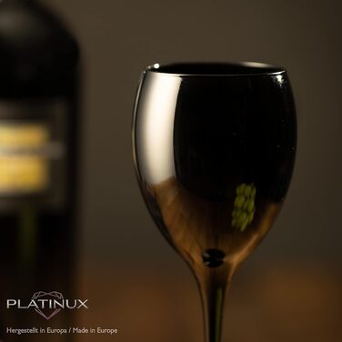 Набір келихів для шампанського PLATINUX Black & White (6 шт, 210 мл)