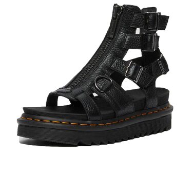 Сандалі Dr. Martens Olson Mädchen Schwarz Tante Sally 40 EU - Чорні шкіряні сандалі для дівчаток