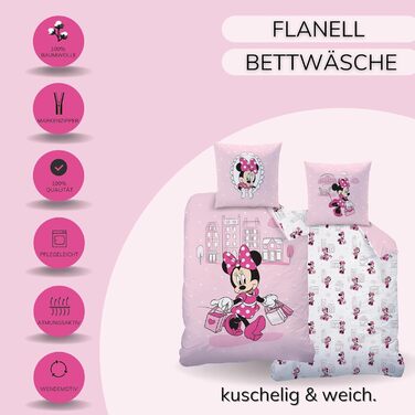 Комплект постільної білизни Flanell Biber Frozen (Олаф, Ельза, Анна) 135x200, 100% бавовна, для дівчаток