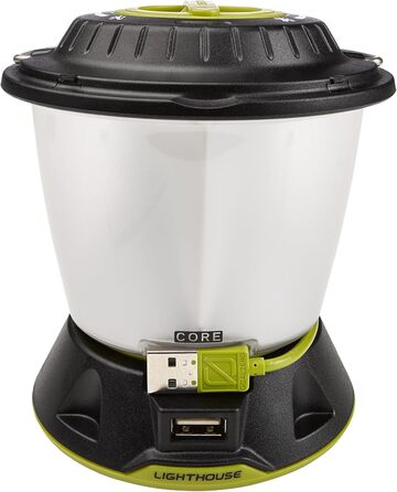 Goal Zero GROCA Goal Zero Unisex 32009 Lighthouse Core LED Camping Lantern 430lm Battery Powered 350g Black, Yellow, One Size