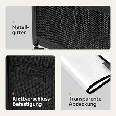 Підліжкова комода з колесами 2 шт., 48 л, ящик для зберігання під ліжком з кришкою та металевим каркасом, складана підліжкова коробка з колесами для одягу, постільної білизни, взуття, 48 л * 2, липучка