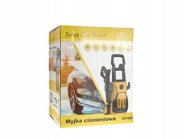Мийка високого тиску 1800W, 230 бар, з турбо-форсункою та потужним алюмінієвим насосом