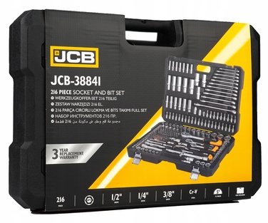 Набір інструментів JCB 1/4
