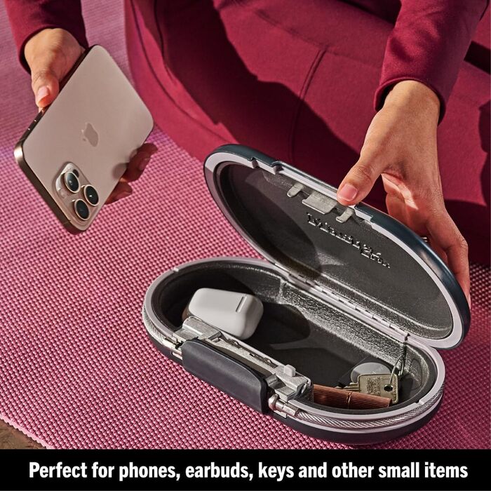Сейф Master Lock SafeSpace портативний, металевий, колір сірий графіт, модель 5900D