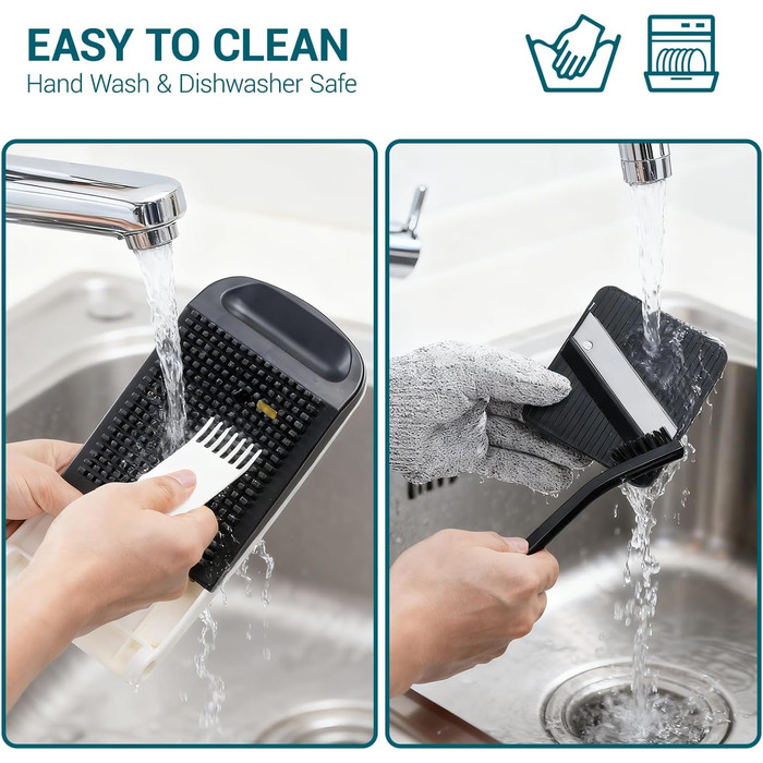 Нарізчик овочів Sopito з 6 лезами, 2 л контейнер, захист рук та рукавички, овочева спіраль, овочевий чіпер