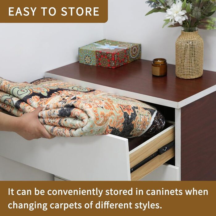 Килим Sour Lemon для вітальні, великий 160x230 см, машинне прання, для спальні, бохо-стиль, вінтаж, нековзний, пухнастий, блакитний, геометрія