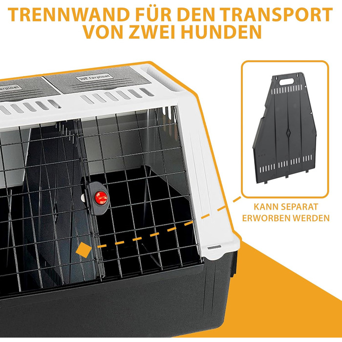 Переноска для собак Ferplast ATLAS CAR SPECIAL MINI з вентиляцією та знімним килимком (82x51x61 см)