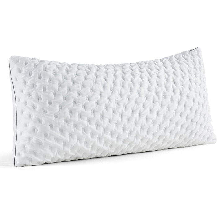 BedStory Memory Foam Pillow, Adjustable Height Pillow 40x80, Shredded Memory Foam Pillow, Öko-Tex Certified Neck Support Pillow for Back and Side Sleepers, Washable Cover 1-Piece Set 40x80