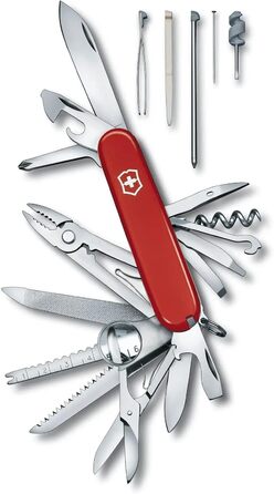 Швейцарський ніж Victorinox Swiss Champ: мультитул з 33 функціями, ніж, коркомач, міні-викрутка 1.5 мм