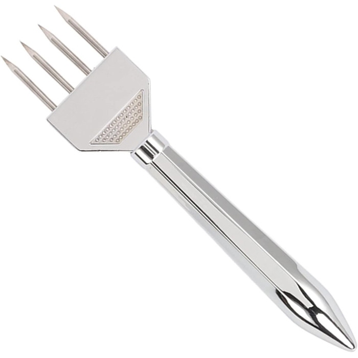 Eishacker, Professional Manual Ice Pick made of Stainless Steel, Ice Pick, Breaker, Ice Pick with Wooden Handle, Bar Ice Chisel for Restaurants, Bartenders, Ice Breaking, Kitchen (Type A)