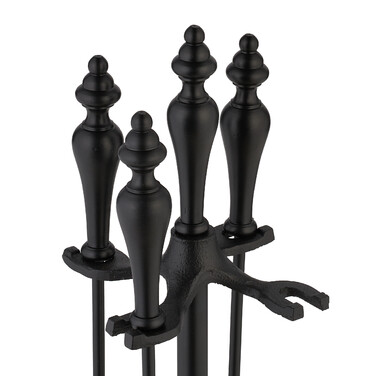 Relaxdays 5-Piece Fireplace Set