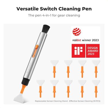 Набір для чищення об'єктивів K&F Concept 15-в-1 (з рідиною) - для фотографів