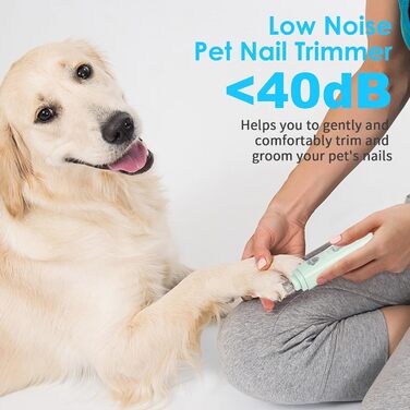 Шліфувальник кігтів для собак Czemo Profi Krallenschleifer - портативний, тихий, для собак та котів, 2 швидкості, догляд за кігтями