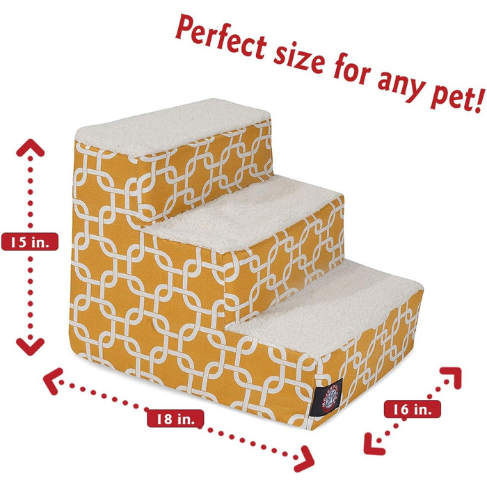 Трап для домашніх тварин Majestic Pet 3-ступенева, блакитно-бірюзова, з візерунком ланцюга, для котів та собак