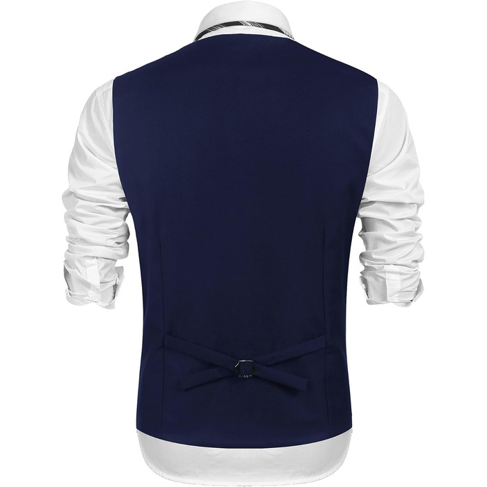 Жилет чоловічий COOFANDY для ділового стилю, Slim Fit, темно-синій, розмір S