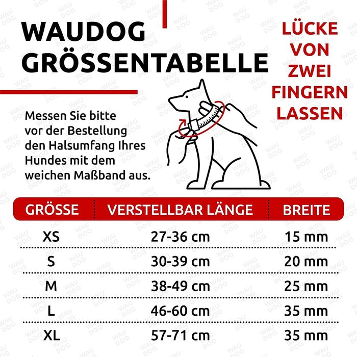 Нашийник для собак WAUDOG: шкіряний нашийник для великих, середніх та маленьких собак, цуценят. Ширина 15 мм, довжина 27-36 см. Чорний колір.