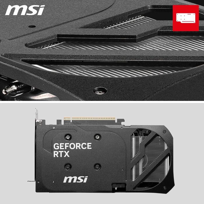 Відеокарта MSI GeForce RTX 5060 Ti Ventus 8G SHADOW 2X OC PLUS, 8 GB GDDR7, PCIe 5.0, Boost 2647 MHz