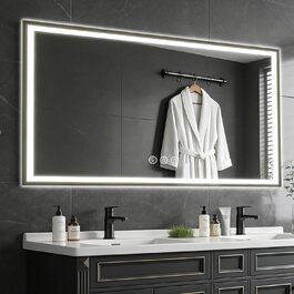 колір: без запотівання + регульована яскравість + 3 кольори світла