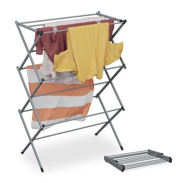 Relaxdays Folding Clothes Drying Rack