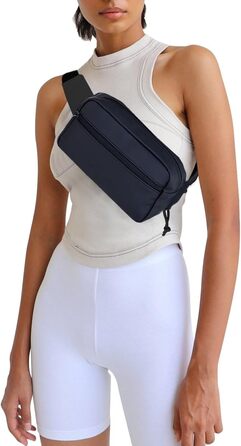 Сумка на пояс Wimmerl: водонепроникна, унісекс, чорна, з ключницею