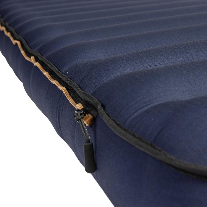 Надувний матрац для гостей Human Comfort Luftbett Chatou, 100% бавовна, блакитний