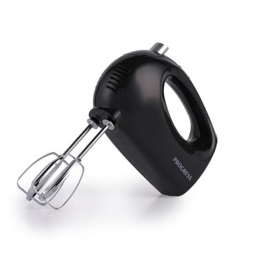 Електричний ручний міксер Progress EK5901PVDE – 250W, 5 швидкостей, знімні насадки, чорний (UK-штекер)