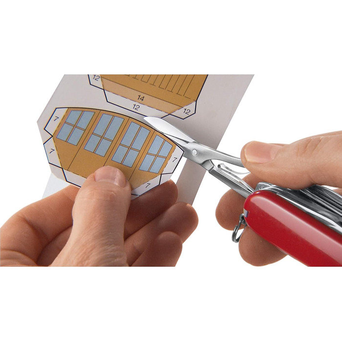 Мультитул Victorinox Nail Clip 580: манікюр, педикюр, 8 функцій, червоний