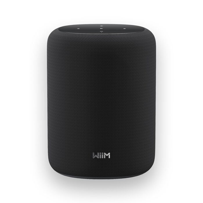 WiiM Sound Lite: Розумна колонка з Alexa, Wi-Fi 6E, Bluetooth 5.3, Hi-Res Audio (24-bit/192kHz), AI RoomFit, 100W, чорна