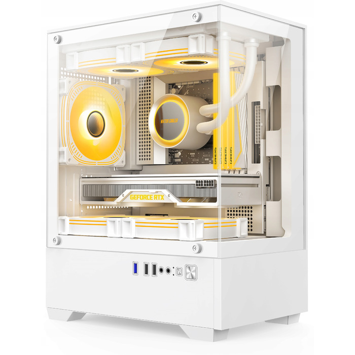 Корпус Micro Tower Cased A-501W, білий