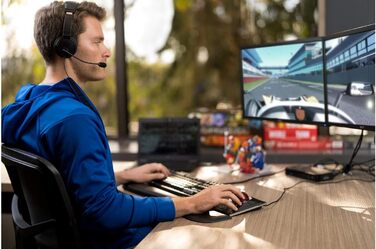 Підставка під зап'ястя Kensington ErgoSoft K52798WW для механічних та ігрових клавіатур, чорна (463 x 79 x 25 мм)