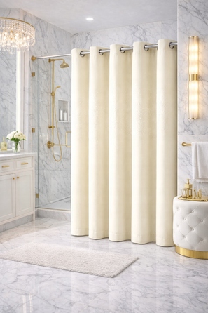 Текстильна штора для ванни NOW-ART 150 x 200 см