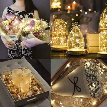 Ланцюжок прикрас Vicloon, 10 м, 100 LED, з пультом та таймером, 8 режимів, IP65, тепле світло, для дому та декору