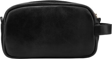 Чорна дорожня сумка Londo Echtleder з культурою та косметичною сумкою - унісекс