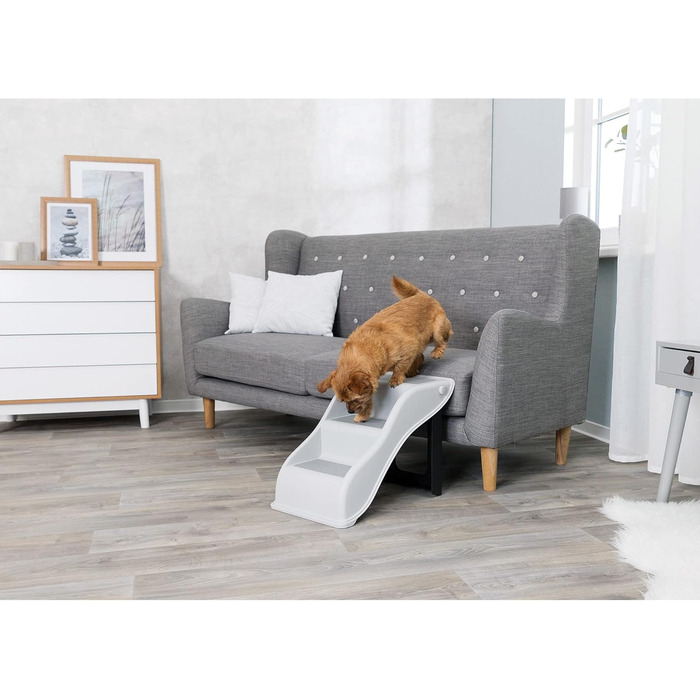 TRIXIE 39475 STAIRS, PLASTIC, 34 x 39 x 54 CM, LIGHT GRAY