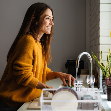 Relaxdays Dish Drying Rack with Drip Tray