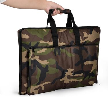 Bingfu Travel Bag for Starlink Gen3 Satellite Internet Kit – Double Pocket Design for Antenna, Ethernet Cable, Router, Power Supply – Ideal for RV Camping and Outdoor Use, Camouflage Pattern