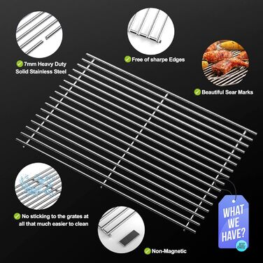 Чавунні решітки для гриля Weber Spirit 300 серії (310 E310, 320 S310 S320) - замінні частини, нержавіюча сталь