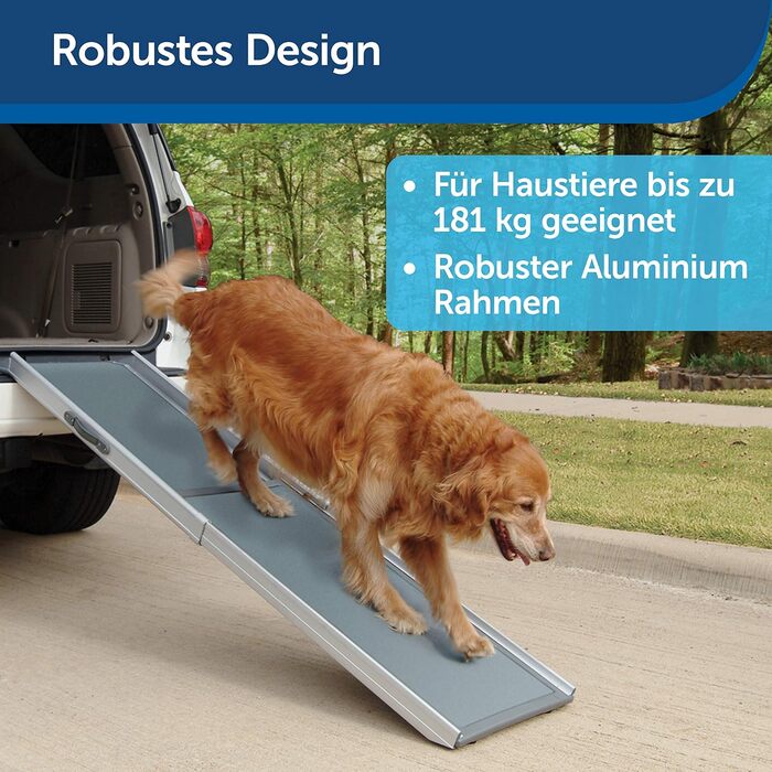 PetSafe Happy Ride телескопічна рампа для собак XL, до 136 кг, нове покоління