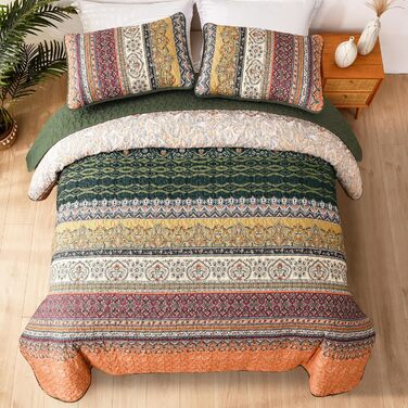 Пухова ковдра WONGS Bohemian, розмір King, 261.6 x 228.6 см, жовто-помаранчевий колір, 3 шт.