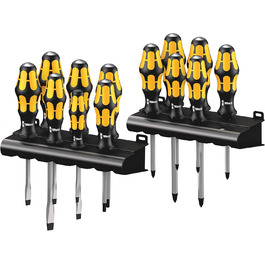 Набір викруток Wera Kraftform Big Pack 900, 13 предметів, ударостійкі, з тримачем, 05133285001