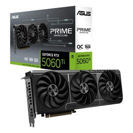 Ігрова відеокарта ASUS Prime GeForce RTX 5060 Ti OC Edition 16GB GDDR7, чорна