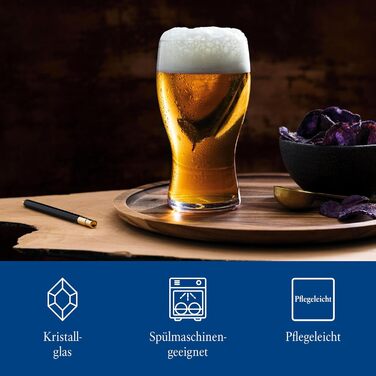 Villeroy & Boch Purismo Пивні Келихи 2 шт, 650 мл, Кришталь, Прозорі