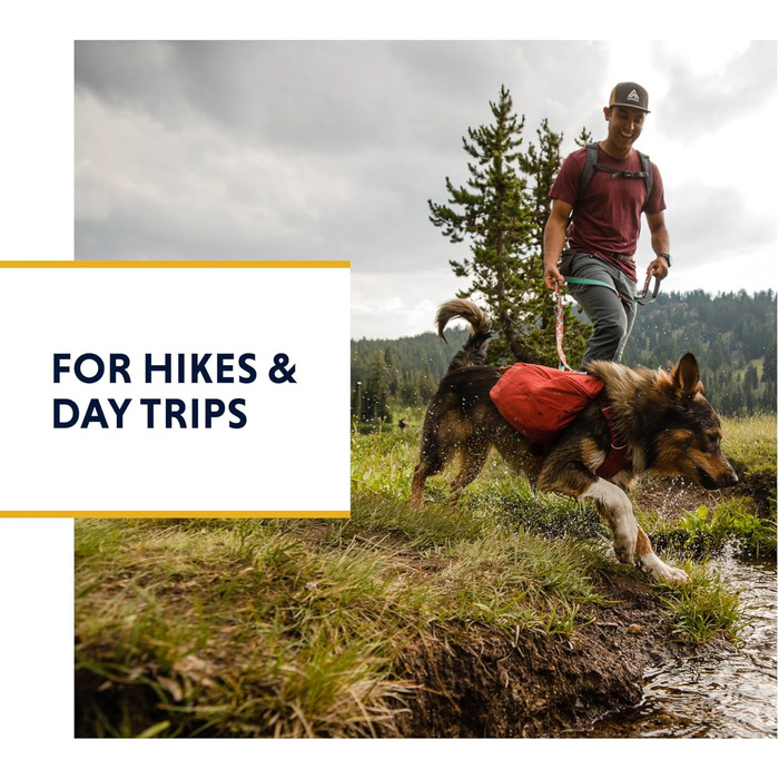 Рюкзак для собак Ruffwear Hunderucksack River Rock Green середнього розміру