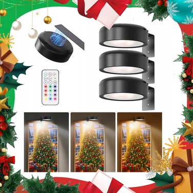 Набір із 3 магнітних підсвіток для картин на батарейках, настінні світильники для картин