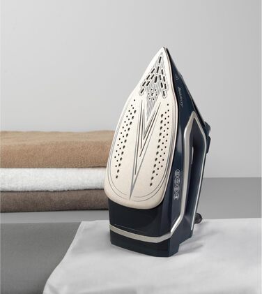 Праска Beldray 2600 Вт з керамічною підошвою з антипригарним покриттям, регулюванням температури та подачі пари, функцією самоочищення, резервуаром для води 280 мл, парою до 140 г/хв, висока потужність, шнур живлення EU