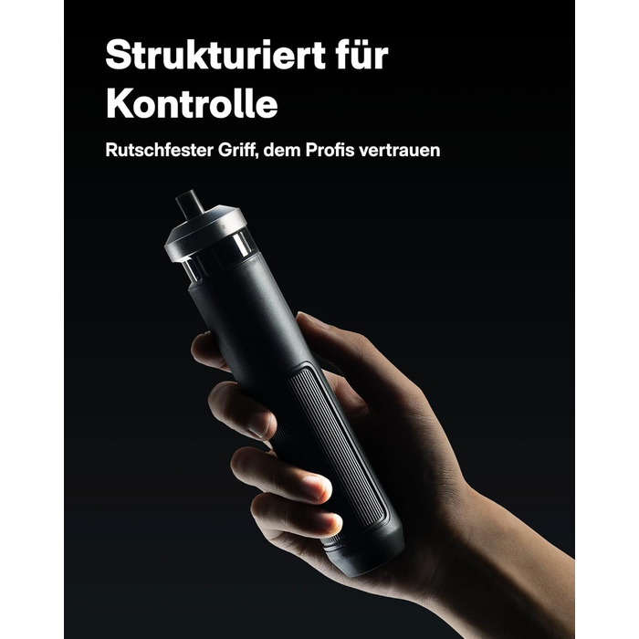 HOTO PixelDrive: Електродриль з інтелектуальним дисплеєм, 6 рівнів крутного моменту, 2000 mAh, USB-C, 30 біт, 1/4 Hex. Ідеально для ремонту електроніки та дому.