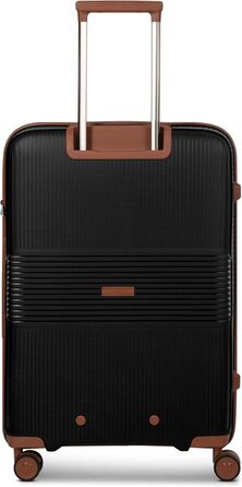 Набір валіз Eco Edition 3 шт. | Розширювані валізи з TSA-замком | Чорний колір, валіза M (67 см)